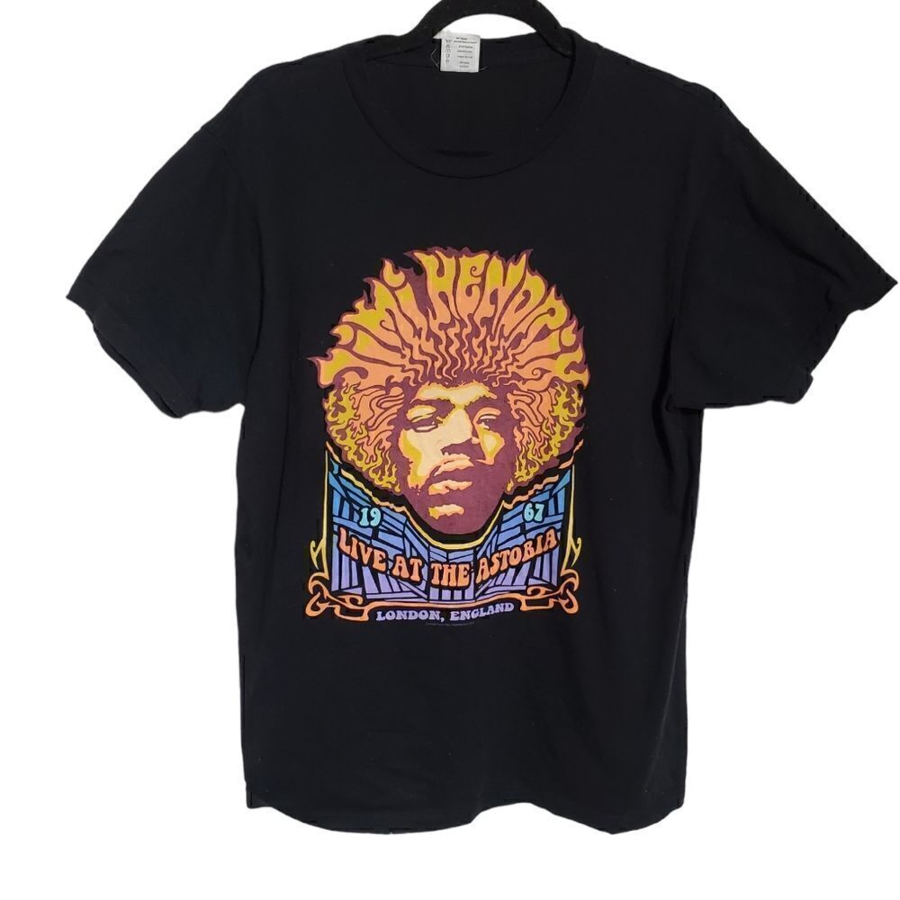 Pacific Jimi Hendrix Astoria Black Graphic Tee